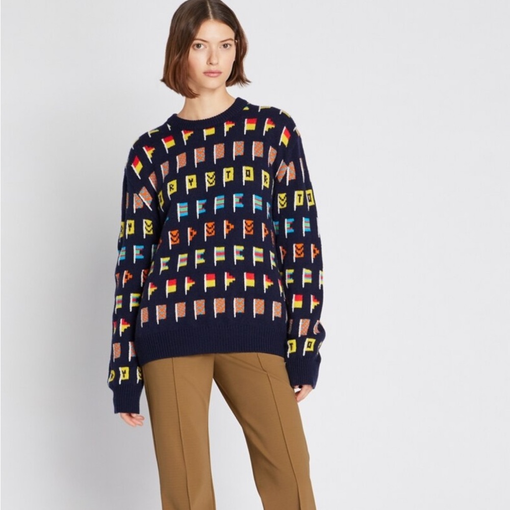 Tory Burch flag sweater